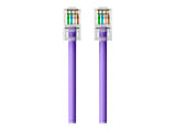 Belkin - Patch cable - RJ-45 (M) to RJ-45 (M) - 8 ft - UTP - CAT 5e - purple - for Omniview SMB 1x16, SMB 1x8; OmniView SMB CAT5 KVM Switch