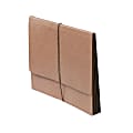 SJ Paper Full-Height Expanding Wallet, Legal Size, 4" Expansion, 35% Recycled, Redrope