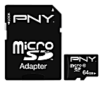 PNY 64GB Class 10 Micro SDHC Memory Card