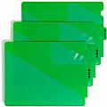 Smead End Tab Poly Out Guides - Printed Center Tab(s) - Message - OUT - Green Poly Divider - Green Poly Tab(s) - 5 / Carton 1 thumbnail image