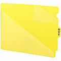 Smead End Tab Poly Out Guides - Center Tab(s) - Message - OUT - Letter - 8.50" Width x 11" Length - Yellow Poly Divider - 5 / Carton 1 thumbnail image