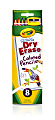 Crayola® Dry-Erase Colored Pencils, Assorted Colors, Pack Of 8 Colored Pencils