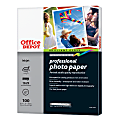 Office Depot® Professional Photo Paper, Gloss, Letter Size (8 1/2" x 11"), 10 Mil, Pack Of 100 Sheets