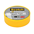 Scotch® Expressions Washi Tape, 5/8" x 393", Orange