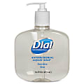 Dial Sensitive Skin Antimicrobial Liquid Soap - 16 fl oz (473.2 mL) - Kill Germs - Skin, Hand - Clear - Anti-bacterial, Antimicrobial - 1 Each