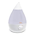 Crane Drop Ultrasonic Cool Mist Humidifier, 1 Gallon, 8-5/8"H x 8-5/8"W x 13-3/8"D, White