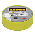 Scotch® Expressions Washi Tape, 5/8" x 393", Pastel Green 1 thumbnail image