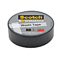 Scotch® Expressions Washi Tape, 5/8" x 393", Black