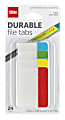 Office Depot® Brand Filing Tabs, 2", Assorted Colors, Pack Of 24