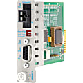 iConverter RS-232 Serial Single-Fiber Media Converter DB-9 SC Single-Mode BiDi 20km Module - 1 x RS-232, 1 x SC Single-Mode Single-Fiber (1550/1310), Internal Module, Lifetime Warranty