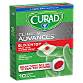 CURAD® BloodStop® Hemostatic Gauze Pads, 1" x 1", Pack Of 10 1 thumbnail image