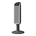 Lasko® 5397 1500 Watts Electric Ceramic Oscillating Pedestal Heater, 2 Heat Settings, 30"H x 12"W x 12"D, Silver 1 thumbnail image