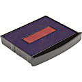 Xstamper Classix Self-inking Replacement Pad - Red, Blue Ink - Red, Blue - 1 Each 1 thumbnail image