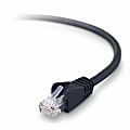 Belkin High Performance Cat. 6 UTP Network Patch Cable - RJ-45 Male - RJ-45 Male - 12.14ft - Black 1 thumbnail image
