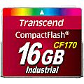 Transcend CF170 16 GB CompactFlash - 91.59 MB/s Read - 20.76 MB/s Write 1 thumbnail image