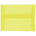 JAM Paper® Translucent Envelopes, #4 Bar (A1), Gummed Seal, Primary Yellow, Pack Of 25 1 thumbnail image