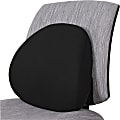 Lorell® Ergo Fabric Lumbar Back Support, Black 1 thumbnail image