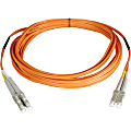 Tripp Lite 7M Duplex Multimode 50/125 Fiber Optic Patch Cable LC/LC 23' 23ft 7 Meter - LC Male - LC Male - 22.97ft - Orange 1 thumbnail image