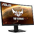 TUF VG24VQE 24" Class Full HD Curved Screen Gaming LCD Monitor - 16:9 - Black - 23.6" Viewable - Vertical Alignment (VA) - WLED Backlight - 1920 x 1080 - 16.7 Million Colors - FreeSync Premium - 250 Nit - 1 ms MPRT - 165 Hz Refresh Rate - HDMI