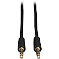 Tripp Lite 3.5mm Mini Stereo Audio Cable for Microphones Speakers and Headphones (M/M) 50 ft. (15.24 m) - (M/M) 50-ft.