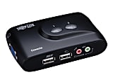 Tripp Lite 2-Port Compact USB KVM Switch with Cable Kit 1 thumbnail image