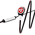 JLab JBuds Diego Earbuds, Black/Red/White 1 thumbnail image