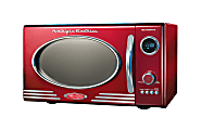 Nostalgia Electrics™ Retro Series™ 0.9 cu ft Countertop Microwave, Red 1 thumbnail image