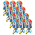 Maped Sensoft Left-Handed Scissors With Flexible Handles, 5", Blunt, Blue/Gray, Pack Of 12 1 thumbnail image