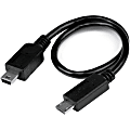 StarTech.com 8in USB OTG Cable - Micro USB to Mini USB - M/M - USB OTG Adapter - 8 inch 1 thumbnail image