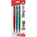Pentel® Sharp Premium Mechanical Pencils, HB Lead, Fine Point, 0.5 mm, Assorted Colors, Pack Of 3 1 thumbnail image