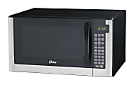Oster® 1.4 Cu Ft Digital Microwave, Black/Stainless Steel 1 thumbnail image