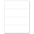ComplyRight W-2 Inkjet/Laser Blank Tax Forms, 4-Up Horizontal, 1-Part, 8 1/2" x 11", Pack Of 2,000