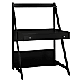 Bush Furniture Alamosa Ladder Desk, Classic Black, Standard Delivery 1 thumbnail image