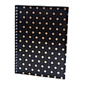 See Jane Work® Spiral Notebook, 6" x 8", Wide Ruled, 160 Pages (80 Sheets), Gold Dot 1 thumbnail image