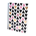 See Jane Work® Spiral Notebook, 6" x 8", Wide Ruled, 160 Pages (80 Sheets), Heart