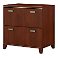 Bush Business Furniture Tuxedo 29-5/8"W Lateral 2-Drawer File Cabinet, Hansen Cherry