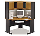 OfficePro Collection, Corner Hutch Assembled, Natural Cherry 1 thumbnail image