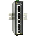 Perle IDS-108F-DM2ST2 - Industrial Ethernet Switch - 10 Ports - 10/100Base-TX, 100Base-FX - 2 Layer Supported - Rail-mountable, Panel-mountable, Wall Mountable - 5 Year Limited Warranty