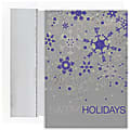 Great Papers! Holiday Greeting Cards With Envelopes, 5 5/8" x 7 7/8", Holiday Snowflakes, Pack Of 16