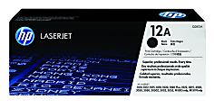 HP 12A Black Toner Cartridge, Q2612A 1 thumbnail image