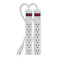 Belkin 6 Outlet Home and Office Surge Protector with 2ft Power Cord - 200 Joules - 6 x AC Power - 2 ft 1 thumbnail image