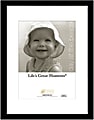 Timeless Frames® Life's Great Moments Picture Frame, 12" x 16" With Mat, Black