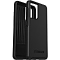 OtterBox Symmetry Series - Back cover for cell phone - polycarbonate, synthetic rubber - black - for Samsung Galaxy S21 5G