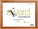 Timeless Frames® Rounded Ash Award Frame, 8 1/2" x 11", Honey 1 thumbnail image