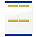 Avery® Print-To-The-Edge Labels & Sure Feed®, S00-DJM-PRWGP10, 4" x 3-1/3", Glossy White, Preprinted Dipped Gold Edge Design, Pack Of 40 1 thumbnail image