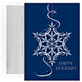 Great Papers! Holiday Greeting Cards With Envelopes, 5 5/8" x 7 7/8", Snowflake Ornament, Pack Of 16