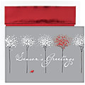 Great Papers! Holiday Greeting Cards With Envelopes, 7 7/8" x 5 5/8", Treeline With Cardinal, Pack Of 16