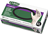 Curad® Powder-Free Latex Exam Gloves, Extra-Large, Box Of 90 1 thumbnail image