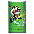Pringles® Sour Cream & Onion Potato Chips, 2.5 Oz 1 thumbnail image