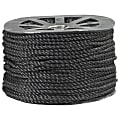 Office Depot® Brand Twisted Polypropylene Rope, 2,450 Lb, 3/8" x 600', Black